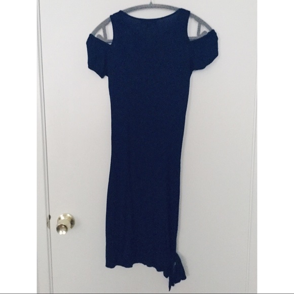 ASOS Navy Jersey Dress - Picture 3 of 5